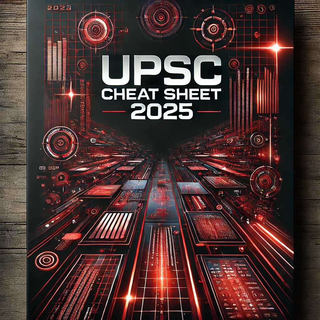 UPSC Prelims Cheat Sheet 2025